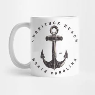 Currituck Beach, NC Summertime Vacationing Big Anchor Mug